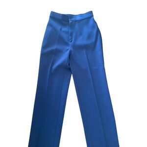 Vintage 1970's BLUE Levi's Highwaisted Minimalist Flare Leg Trouser Pants